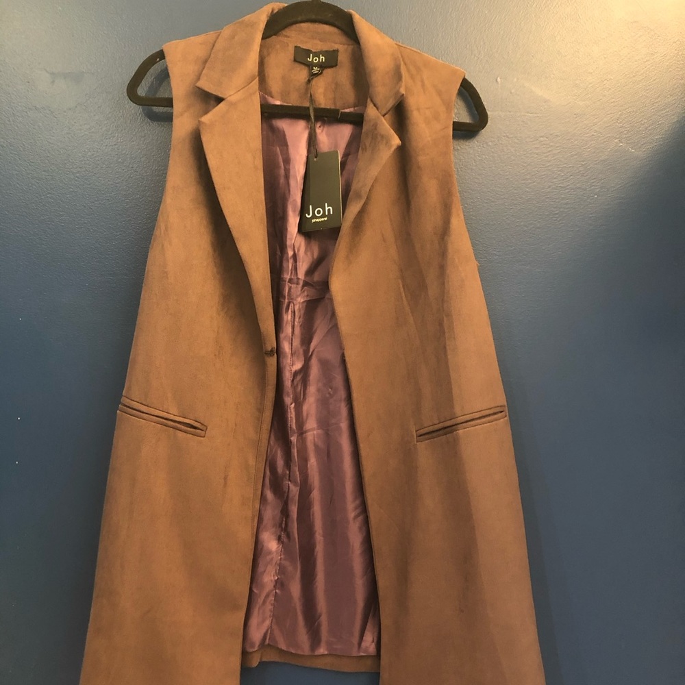 Suede Vest by JOH